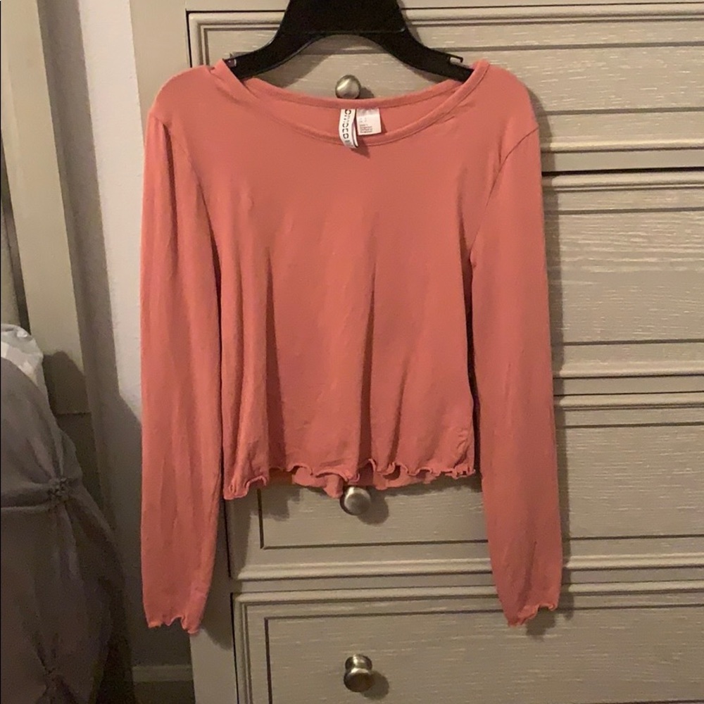 pink long sleeve